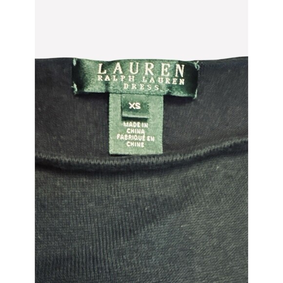 Lauren Ralph Lauren Sweater Dress Black Red Buffalo Plaid XS Preppy Designer - Picture 2 of 9